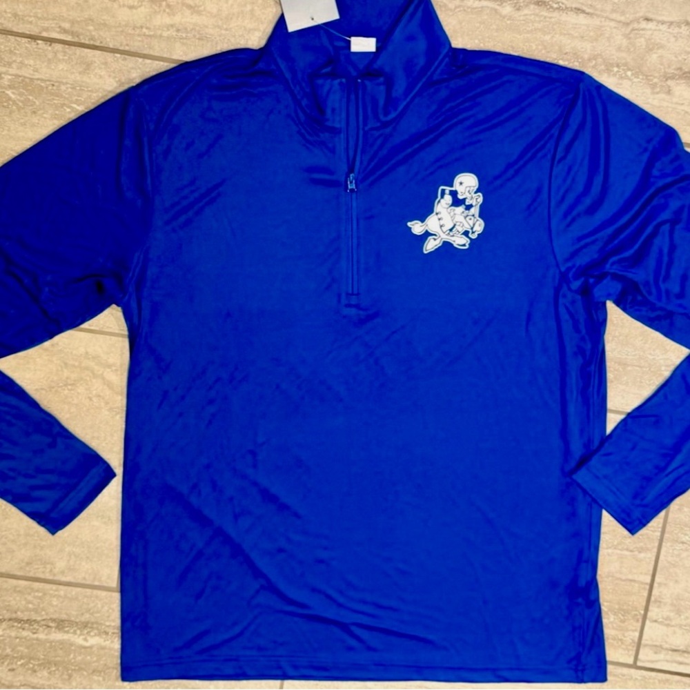 NWT Dallas Cowboys Retro Logo Dri-Fit 1/4 Zip Men’s Lightweight Pullover